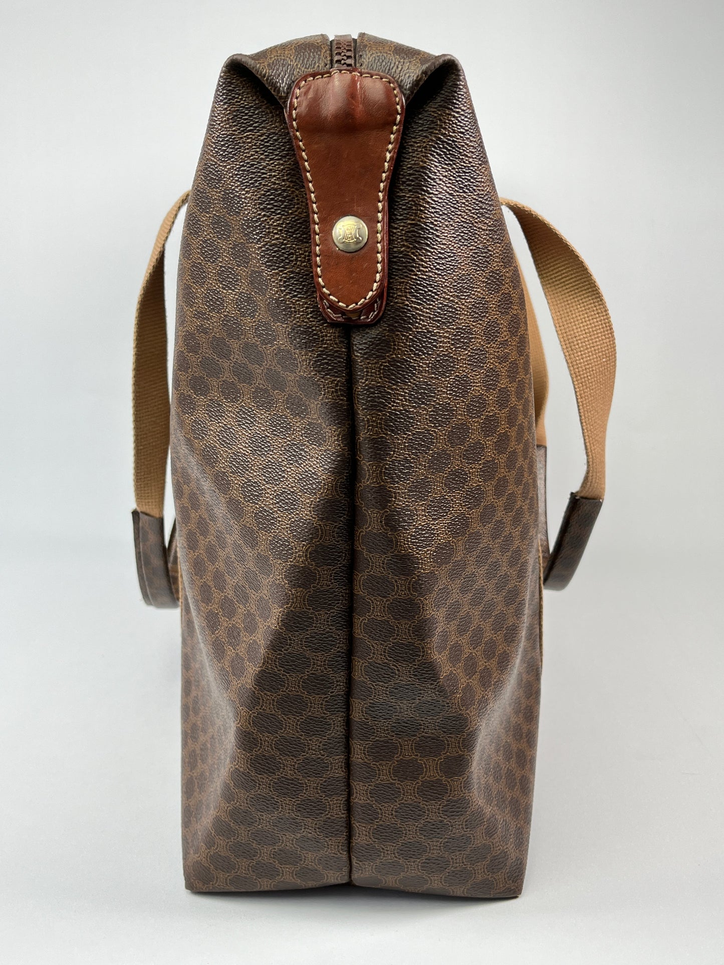 CELINE - MACADAM CANVAS LARGE TRAVEL TOTE BAG