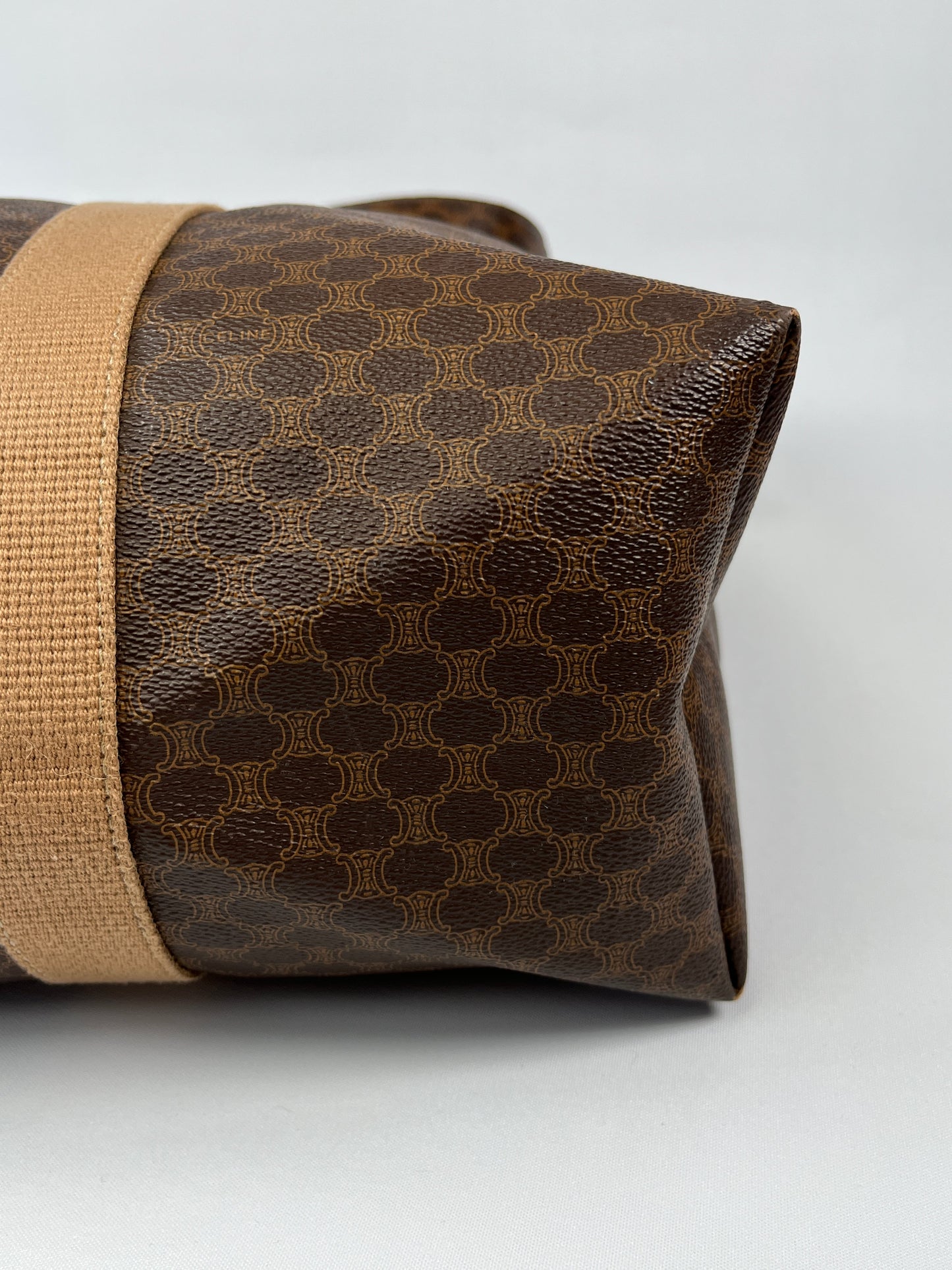 CELINE - MACADAM CANVAS LARGE TRAVEL TOTE BAG