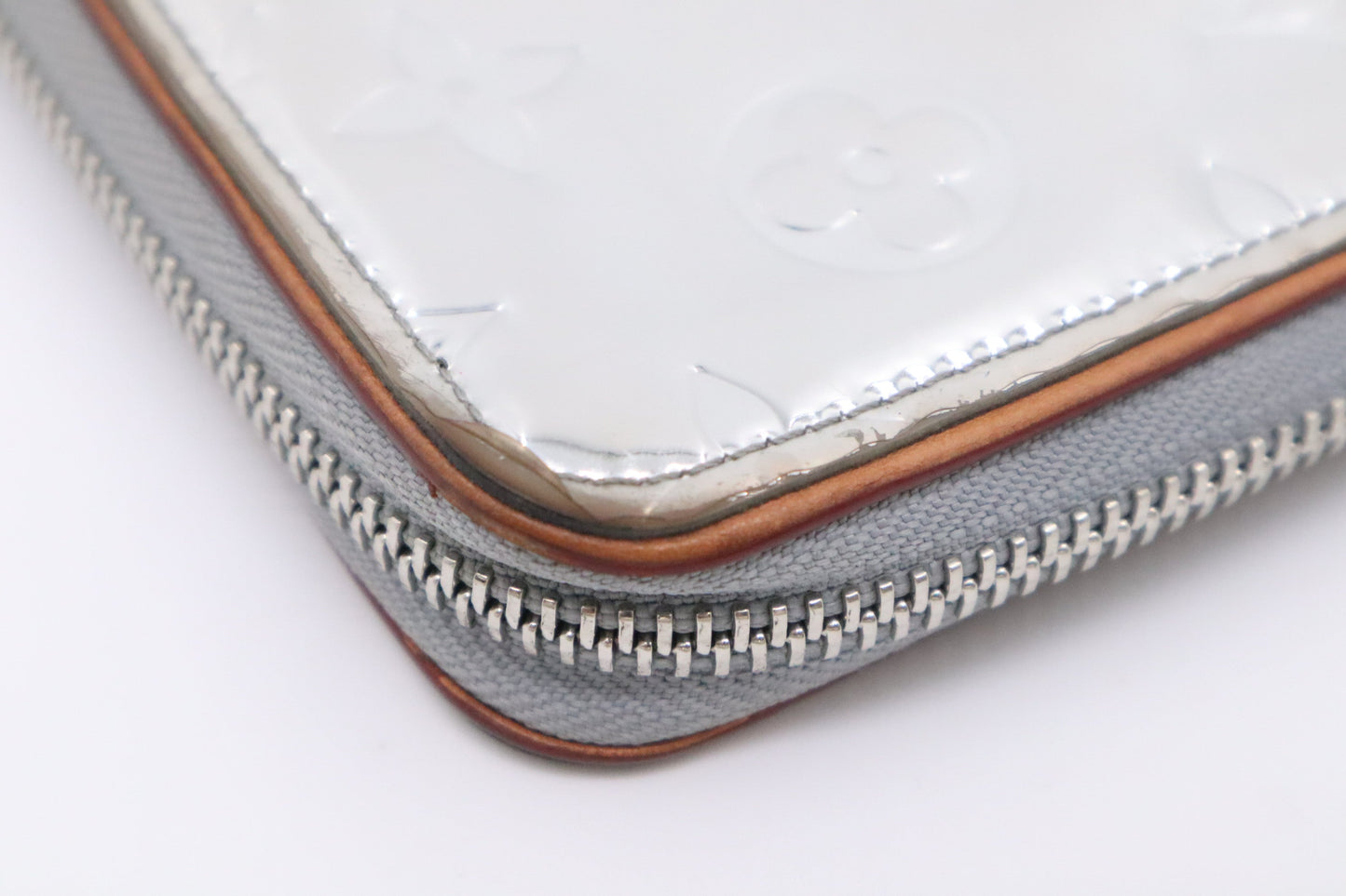 Louis Vuitton Zippy Vertical Wallet in Monogram Mirror Canvas
