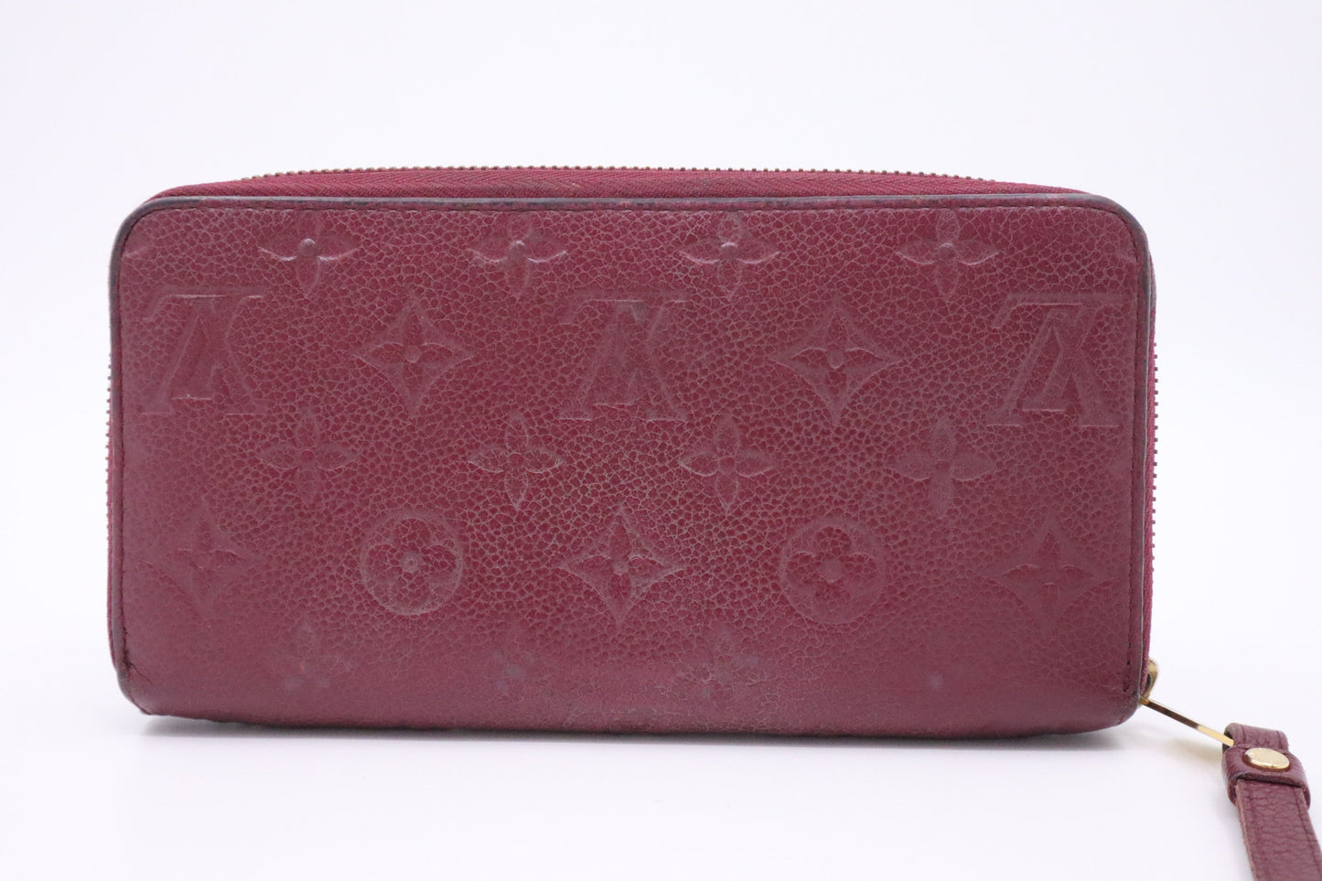 Louis Vuitton Zippy Long Wallet in Purple Empreinte Leather