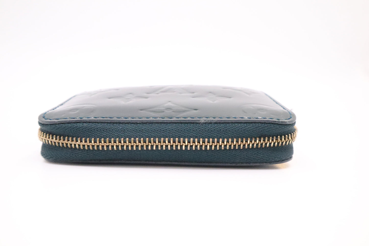 Louis Vuitton Zippy Coin Wallet in Green Vernis Leather
