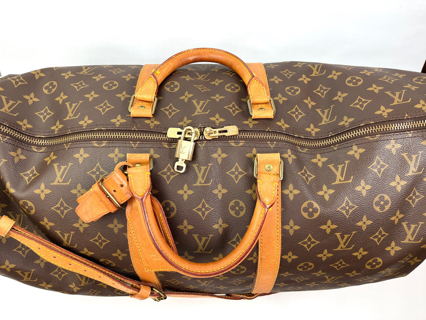 LOUIS VUITTON - VINTAGE MONOGRAM KEEPALL BANDOULIERE 60 - YR 1987