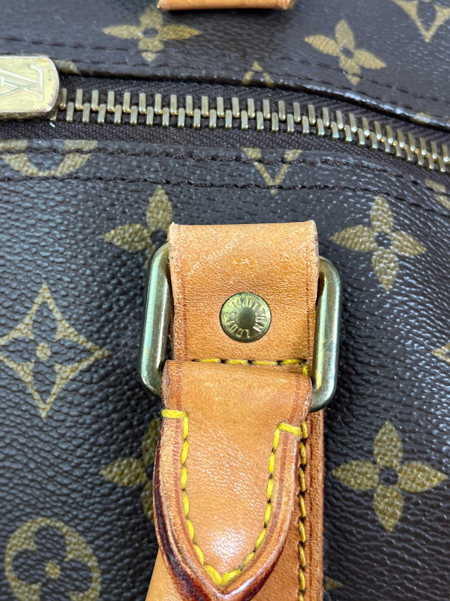 LOUIS VUITTON - VINTAGE MONOGRAM KEEPALL BANDOULIERE 60 - YR 1987