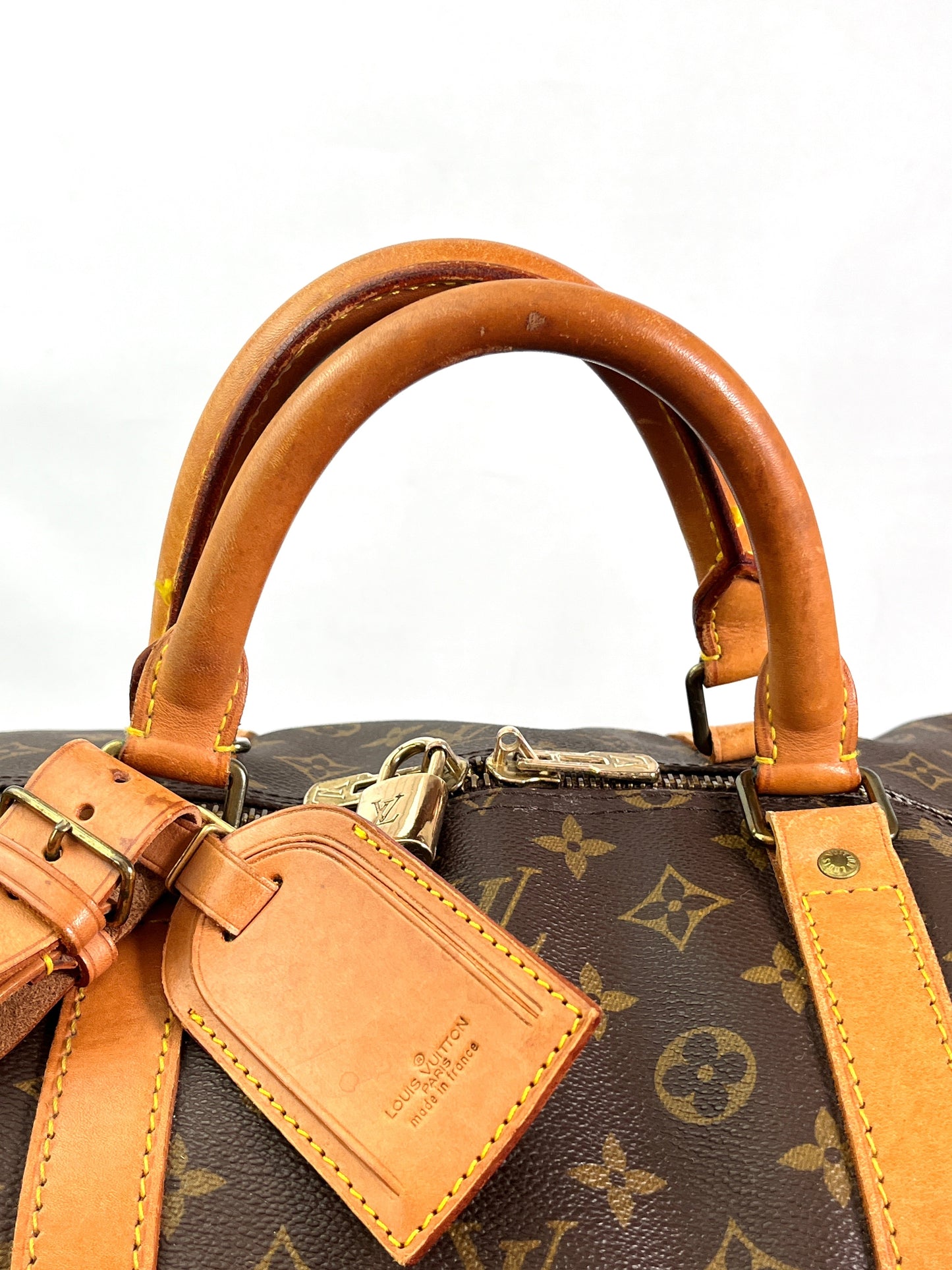 LOUIS VUITTON - VINTAGE MONOGRAM KEEPALL BANDOULIERE 60 - YR 1987