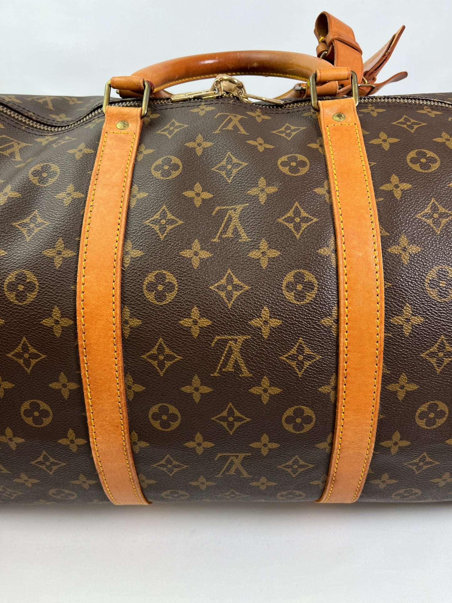 LOUIS VUITTON - VINTAGE MONOGRAM KEEPALL BANDOULIERE 60 - YR 1987