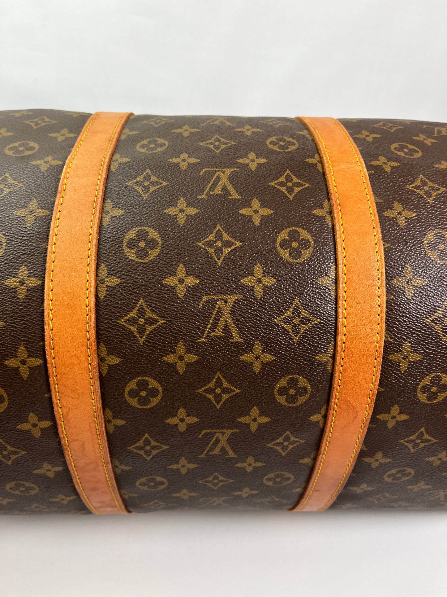 LOUIS VUITTON - VINTAGE MONOGRAM KEEPALL BANDOULIERE 60 - YR 1987