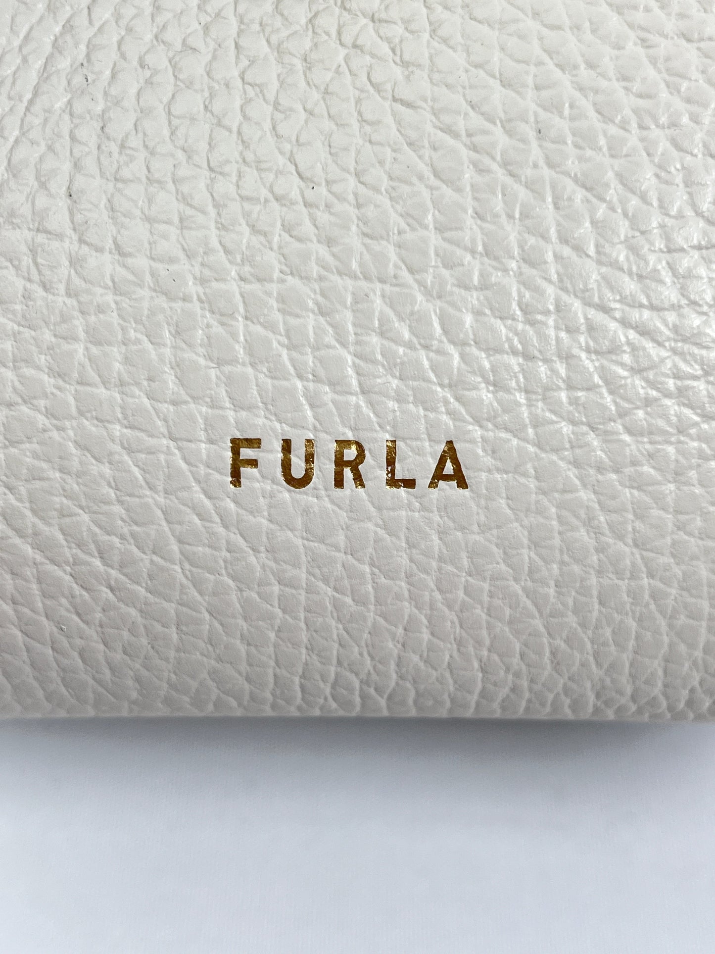 FURLA - LEATHER NET MINI TOTE IN MARSHMALLOW