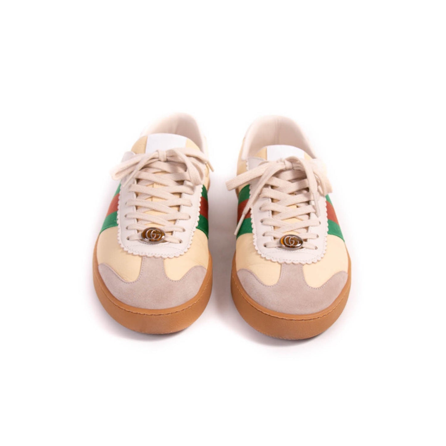 Gucci Ace Leather Bee Sneakers