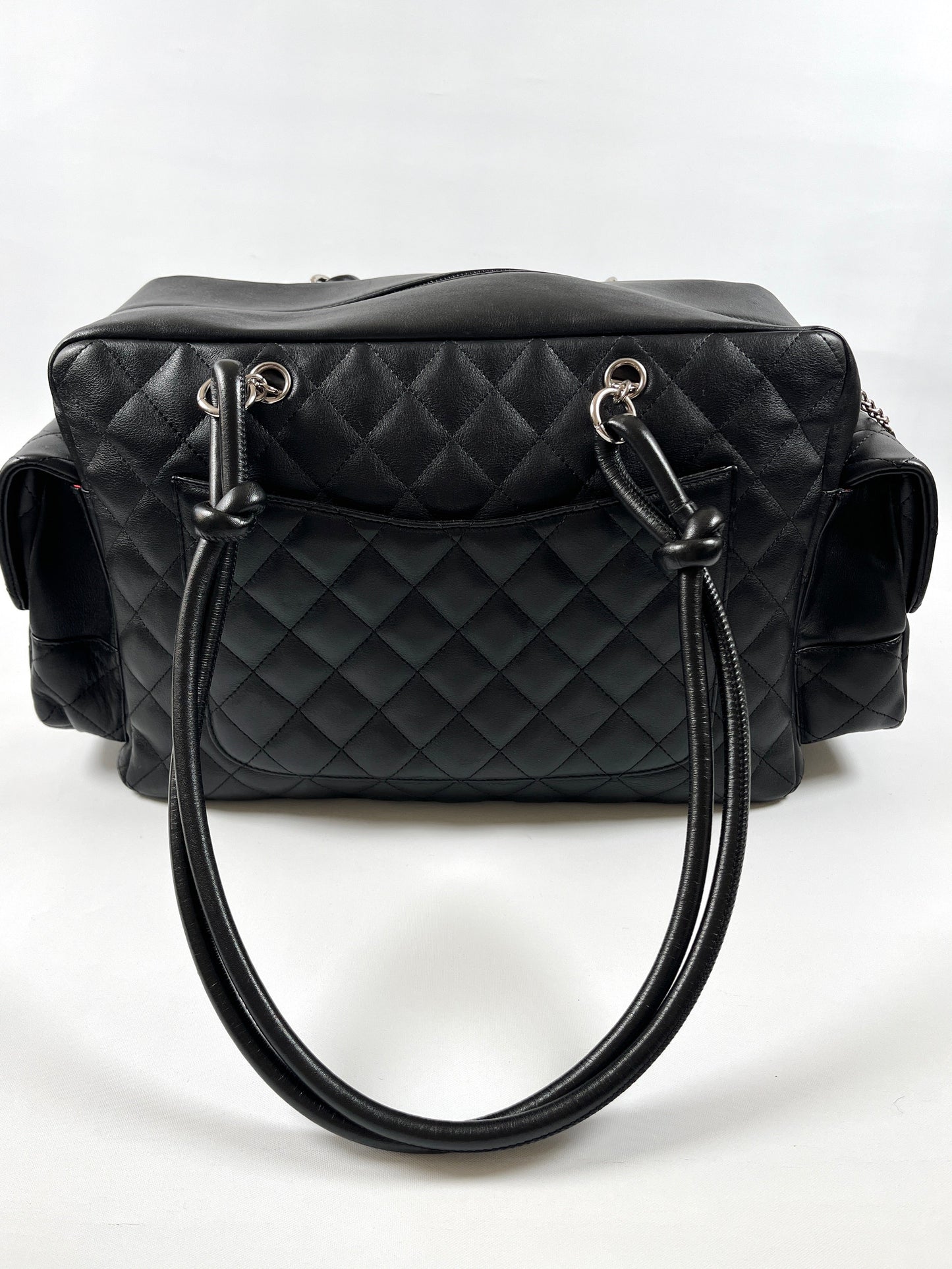 CHANEL - LARGE CAMBON REPORTER BAG BLACK