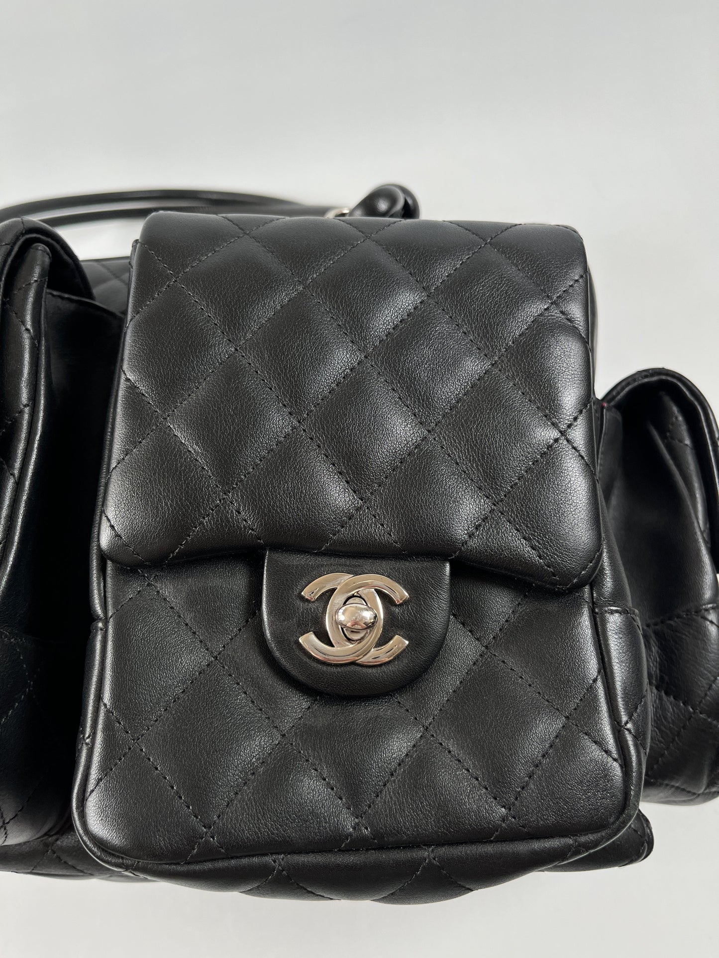CHANEL - LARGE CAMBON REPORTER BAG BLACK