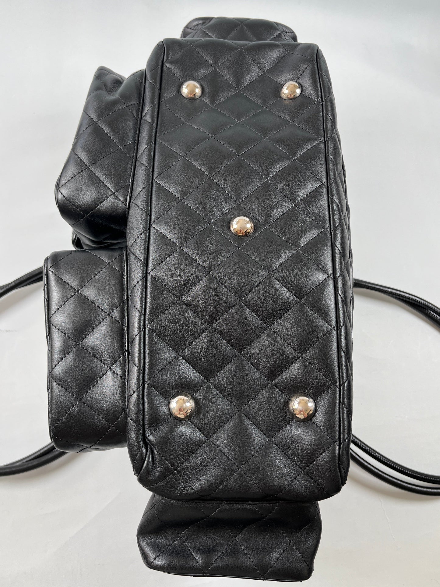 CHANEL - LARGE CAMBON REPORTER BAG BLACK