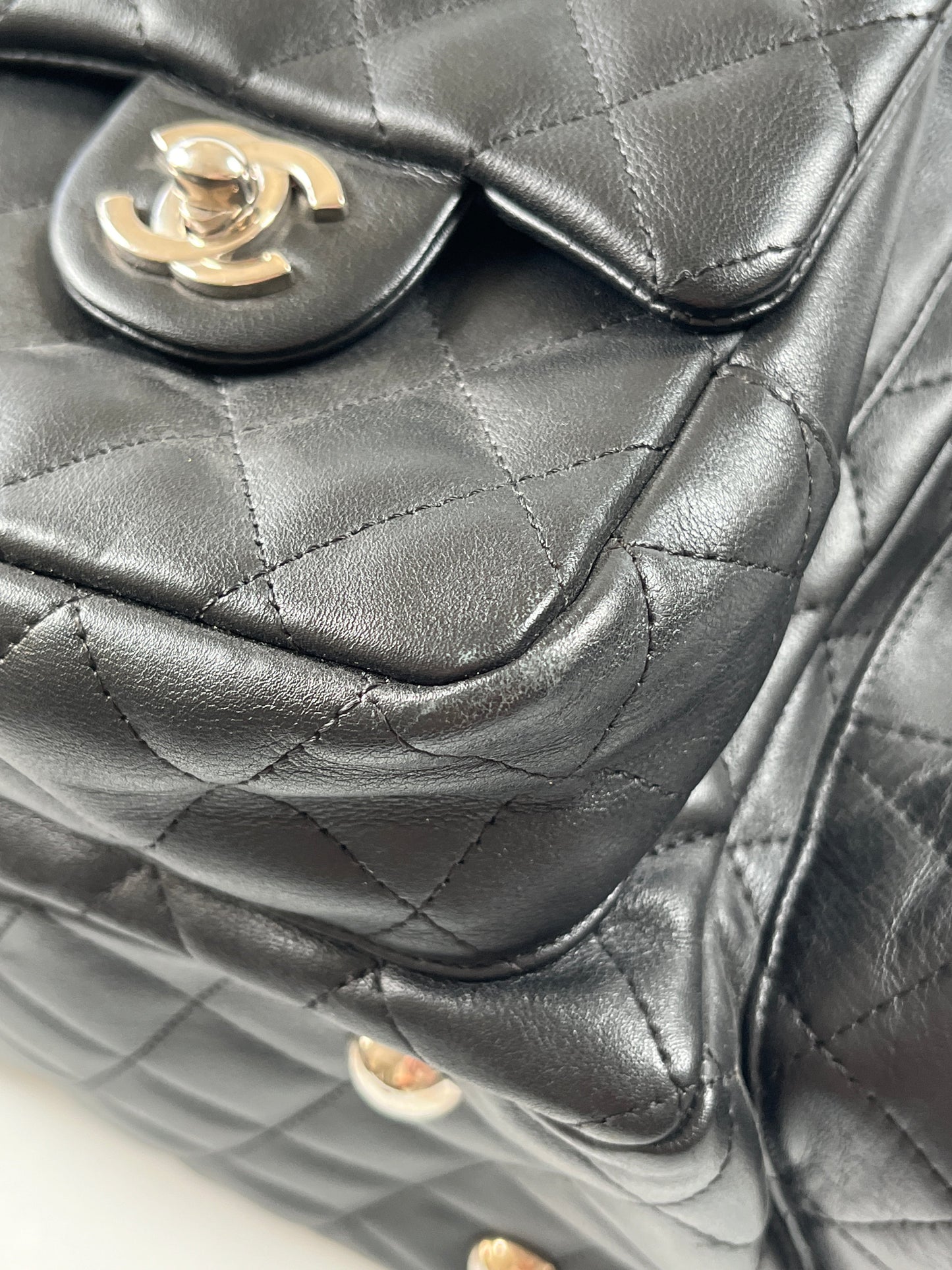 CHANEL - LARGE CAMBON REPORTER BAG BLACK