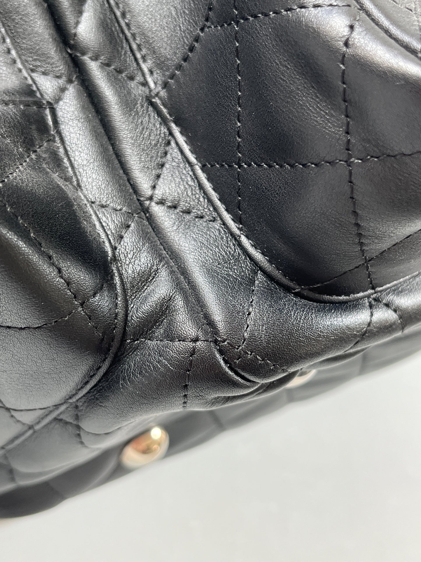 CHANEL - LARGE CAMBON REPORTER BAG BLACK
