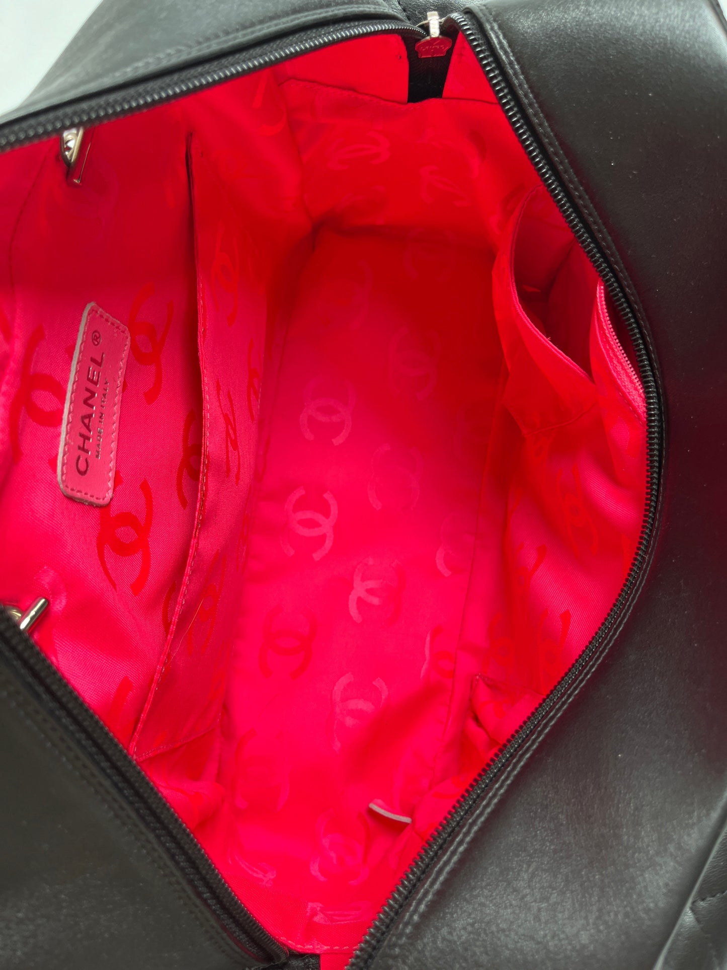 CHANEL - LARGE CAMBON REPORTER BAG BLACK