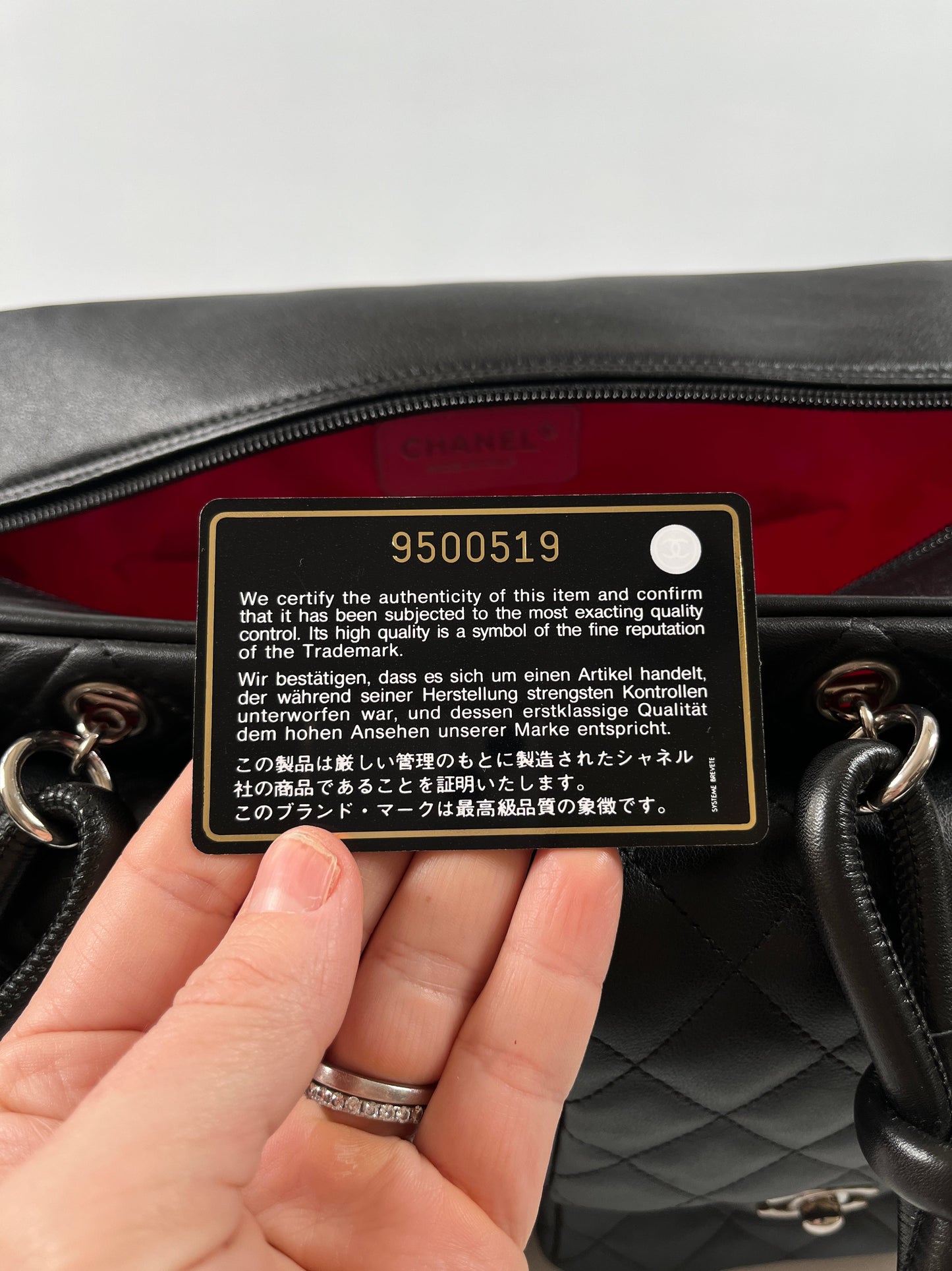 CHANEL - LARGE CAMBON REPORTER BAG BLACK