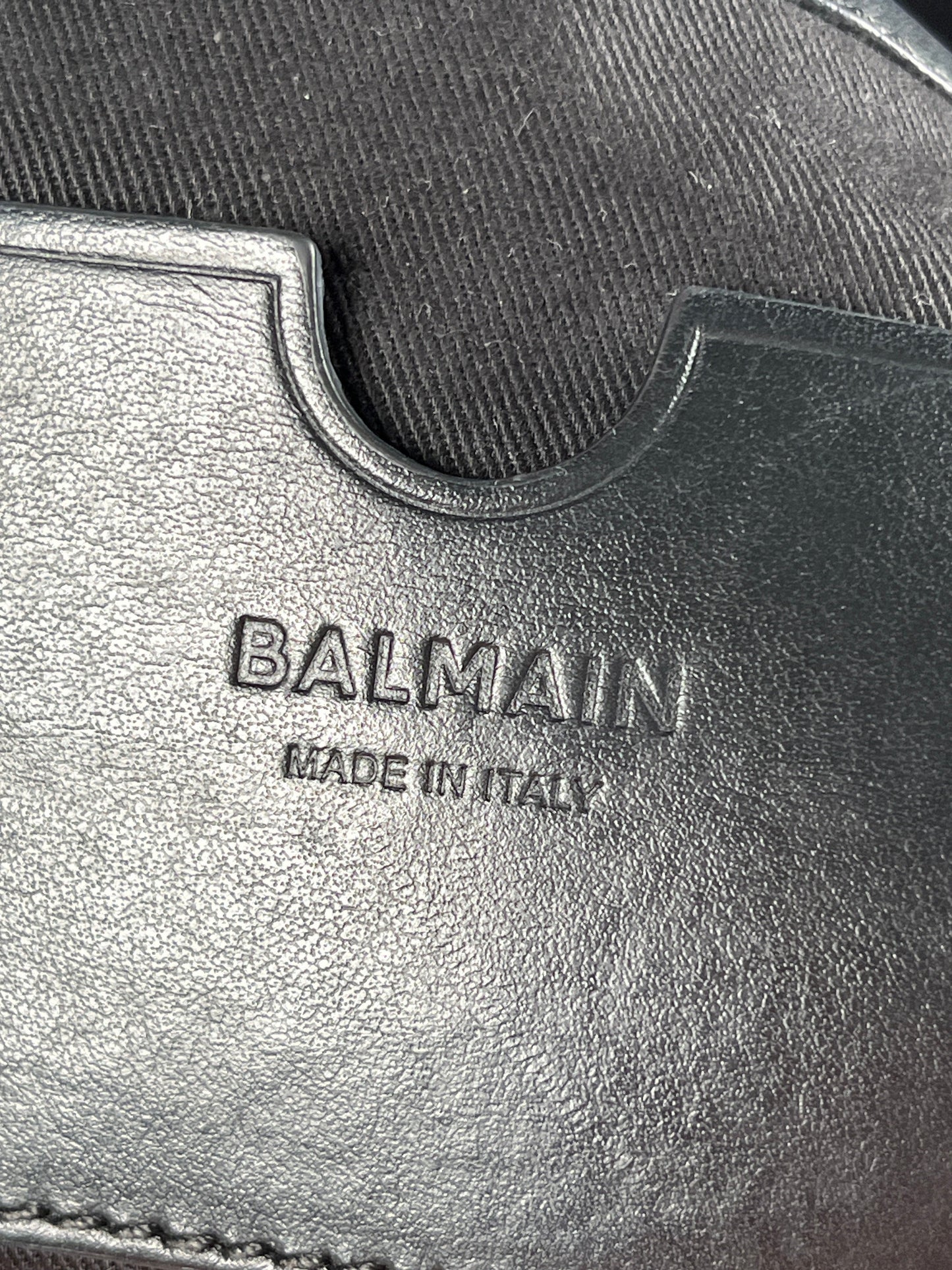 BALMAIN - B ARMY TOTE IN CANVAS & LEATHER