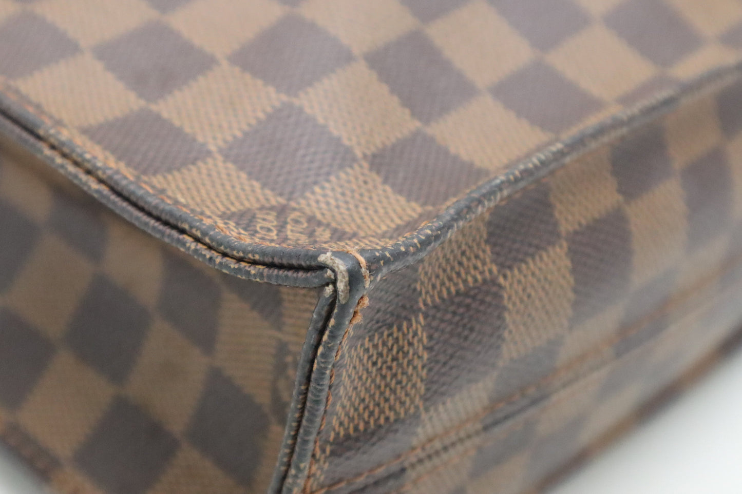 Louis Vuitton Sac Plat in Damier Ebene Canvas