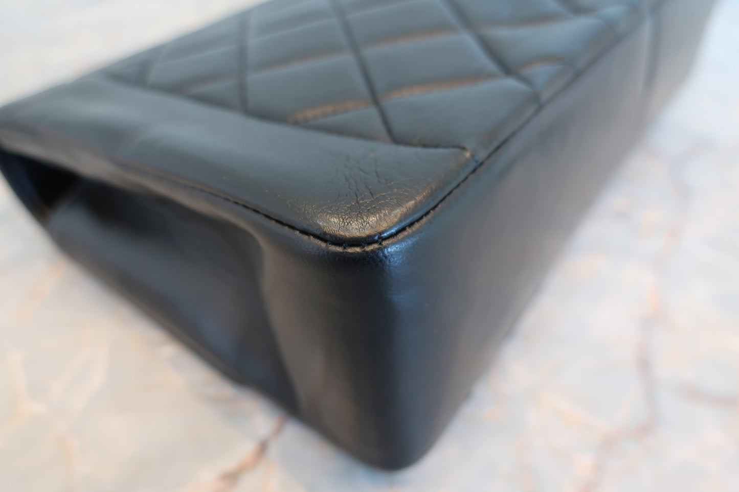 CHANEL/シャネル ダイアナマトラッセチェーンショルダーバッグ ラムスキン ブラック/ゴールド金具 ショルダーバッグ 700070184