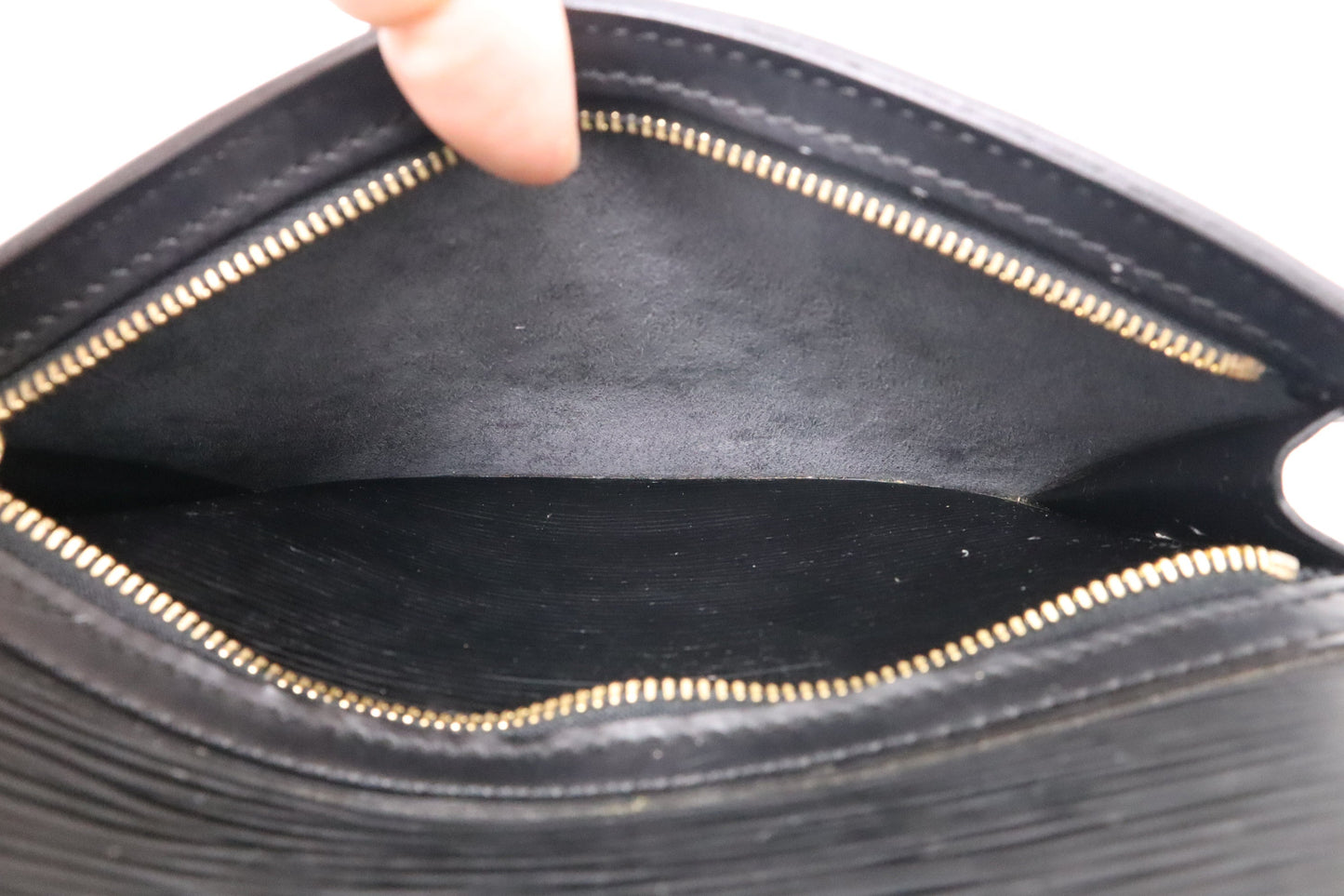 Louis Vuitton Gobelin Backpack in Black Epi Leather