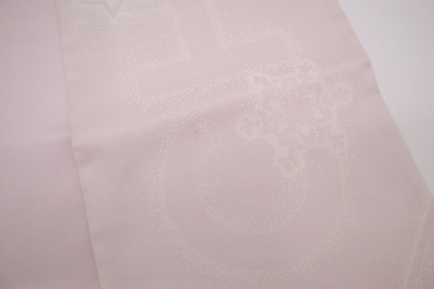Chanel Snowflakes and Stars Scarf Tie in Pink Silk