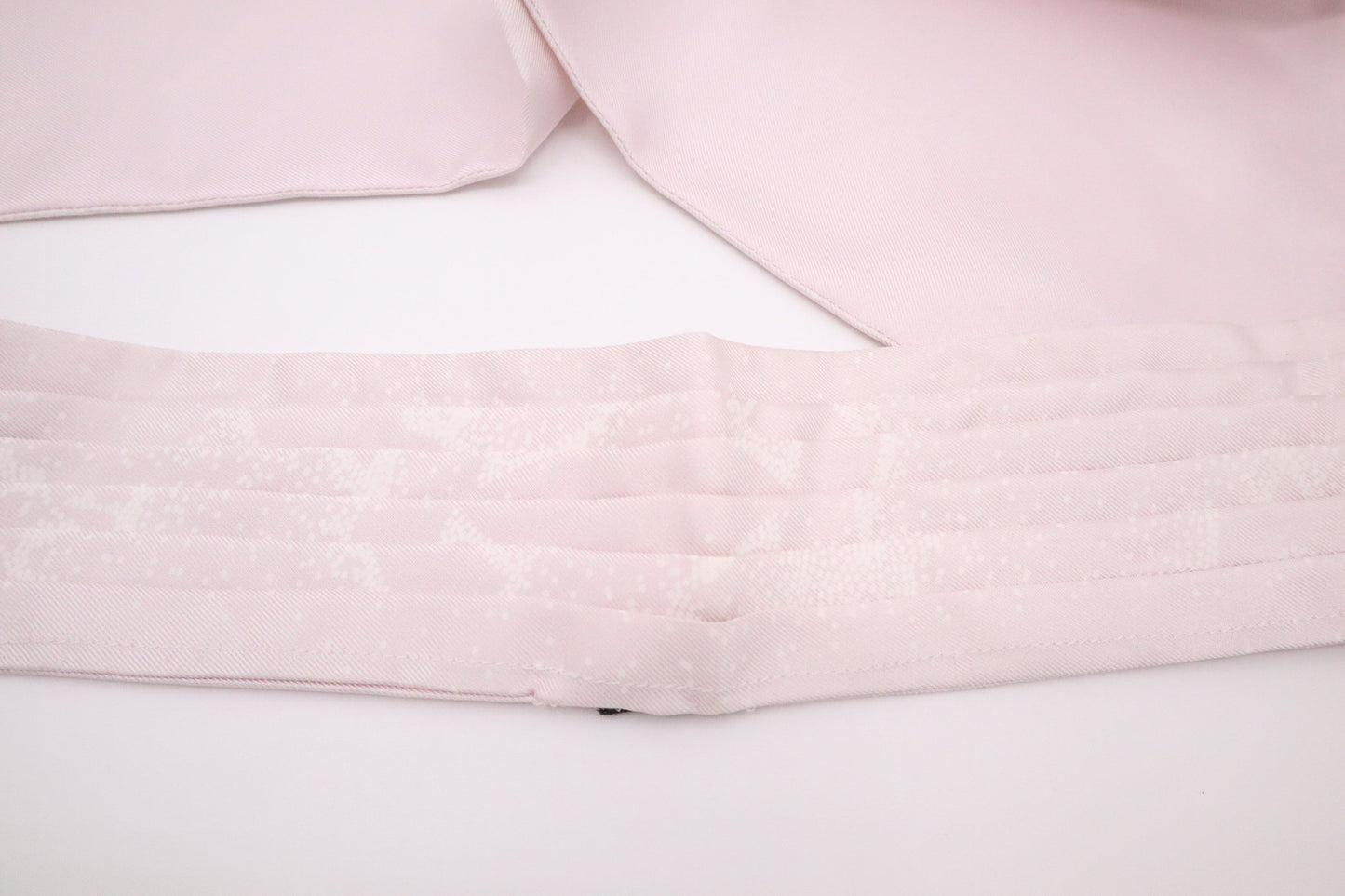 Chanel Snowflakes and Stars Scarf Tie in Pink Silk