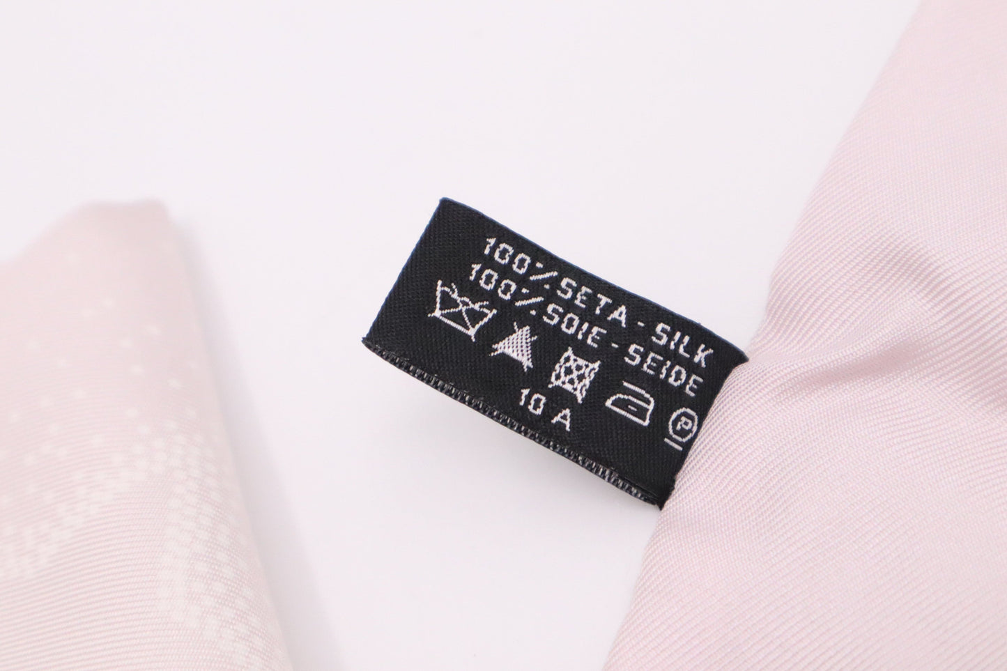 Chanel Snowflakes and Stars Scarf Tie in Pink Silk