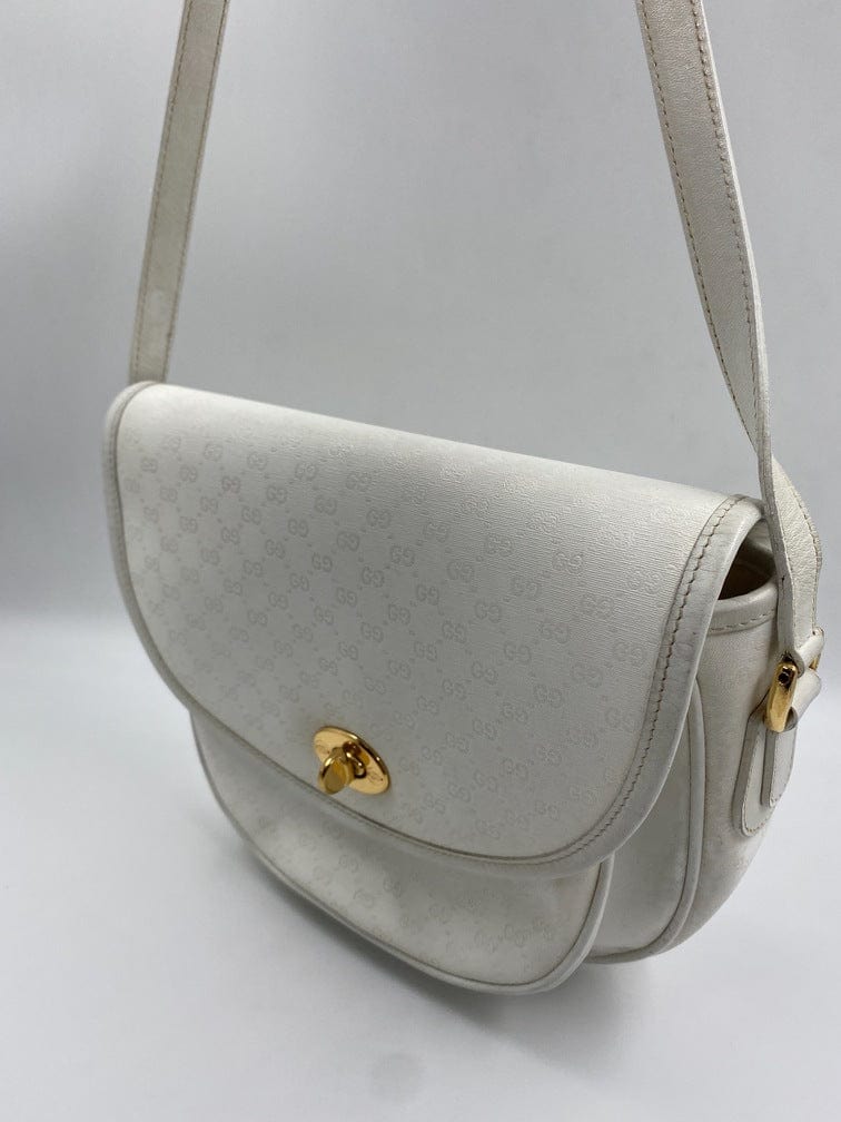 Vintage Gucci Canvas Crossbody Bag