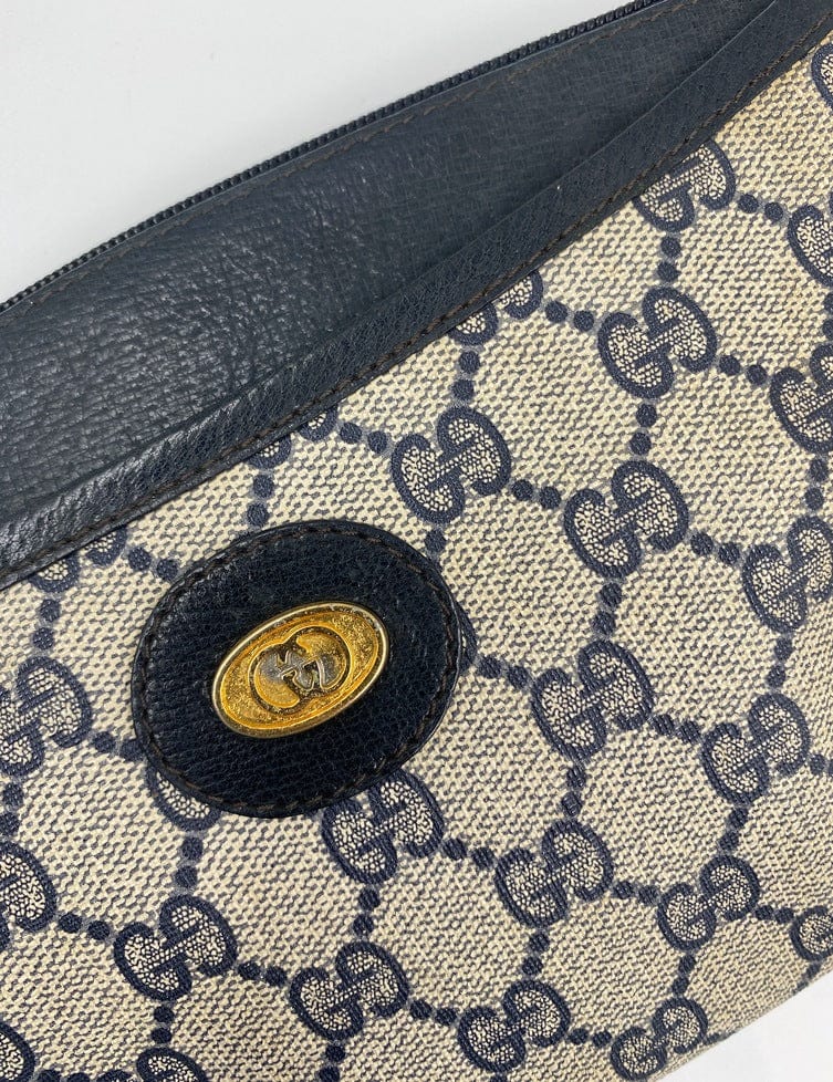 Vintage Gucci Canvas Crossbody Bag