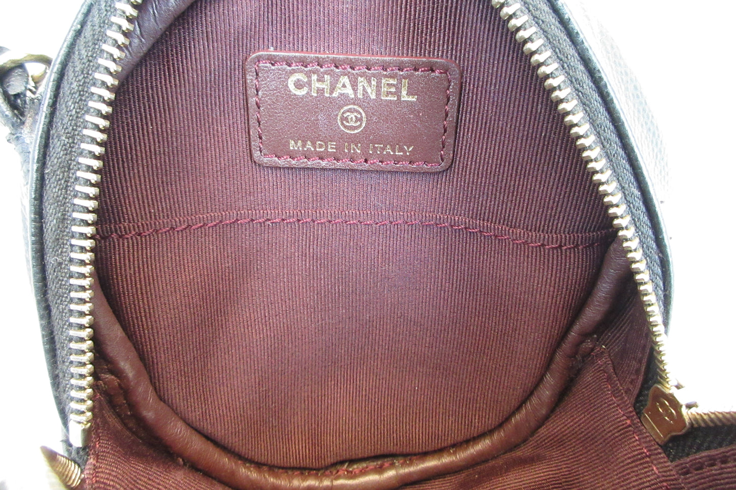 CHANEL/シャネル マトラッセラウンドチェーンショルダーバッグ キャビアスキン ブラック/ゴールド金具 ショルダーバッグ 700070224