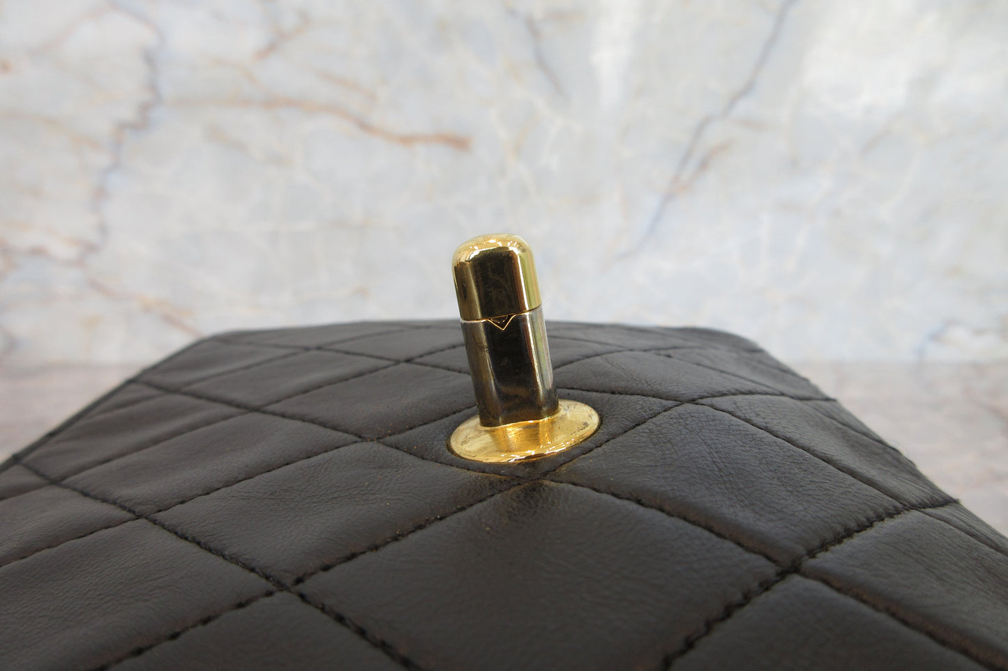CHANEL/シャネル ミニマトラッセシングルフラップチェーンショルダーバッグ ラムスキン ブラック/ゴールド金具 ショルダーバッグ 700070215