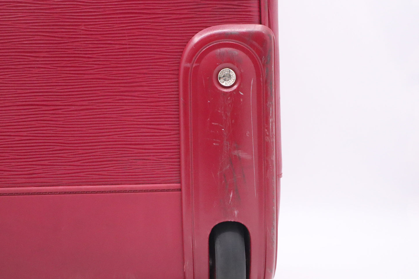 Louis Vuitton Pegase 55 in Rouge Pomodoro Epi Leather