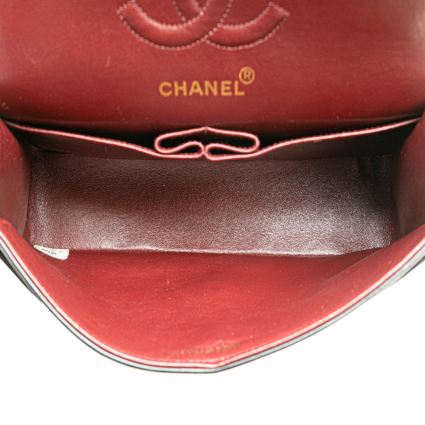 Black Chanel Small Classic Lambskin Double Flap Shoulder Bag