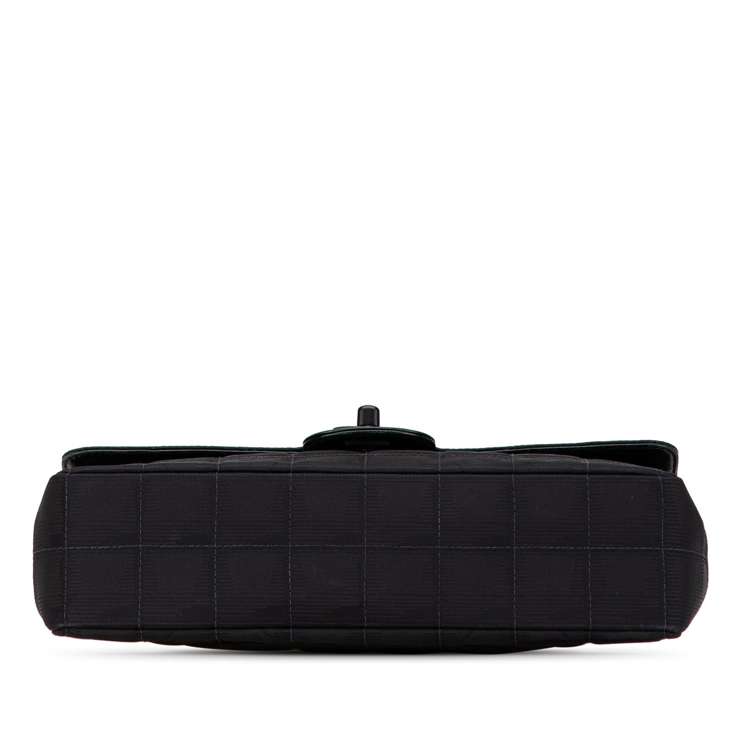 Black Chanel Medium New Travel Line Single Flap Shoulder Bag