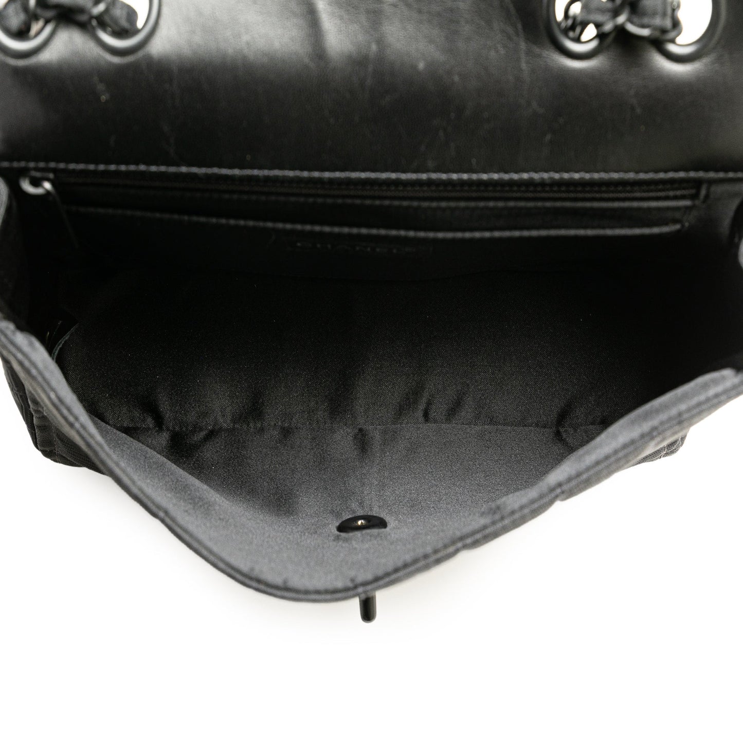 Black Chanel Medium New Travel Line Single Flap Shoulder Bag