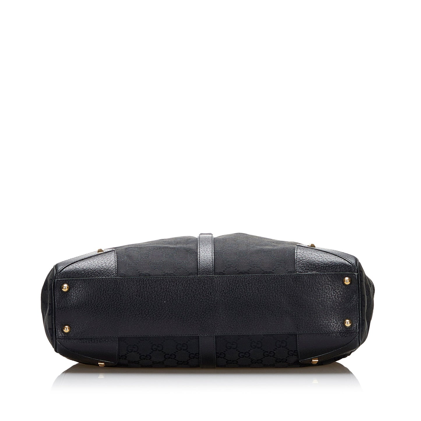 Gucci GG Canvas Nailhead Jackie Shoulder Bag