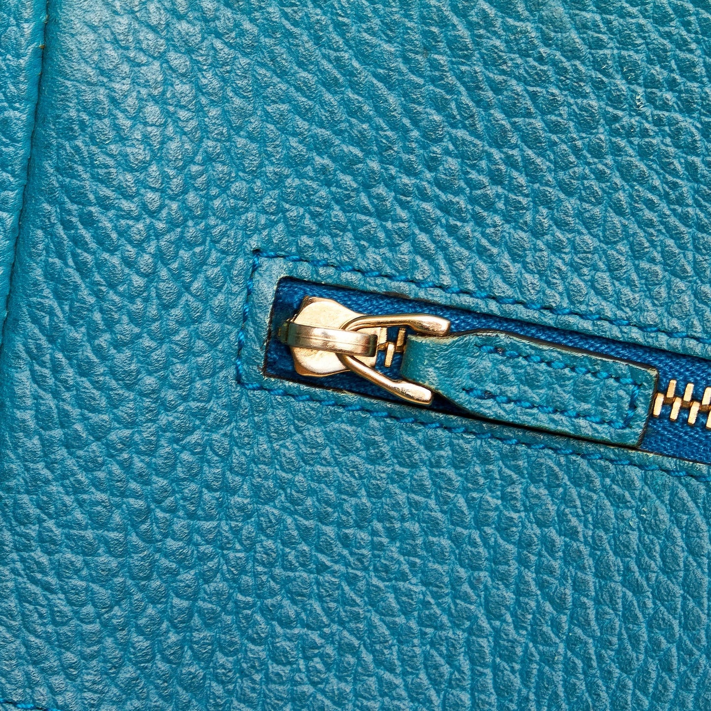 Blue Gucci Medium Swing Leather Tote Bag