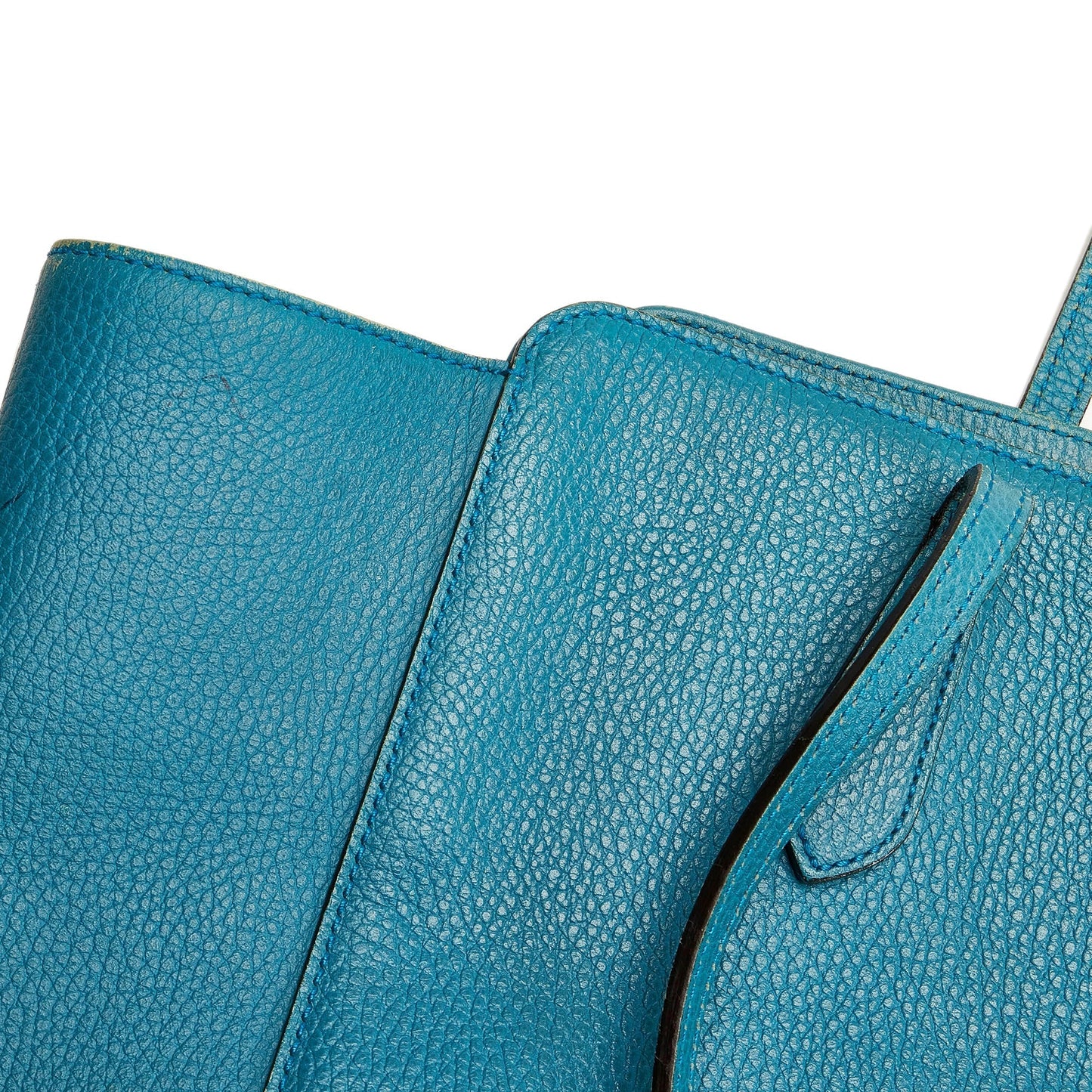 Blue Gucci Medium Swing Leather Tote Bag