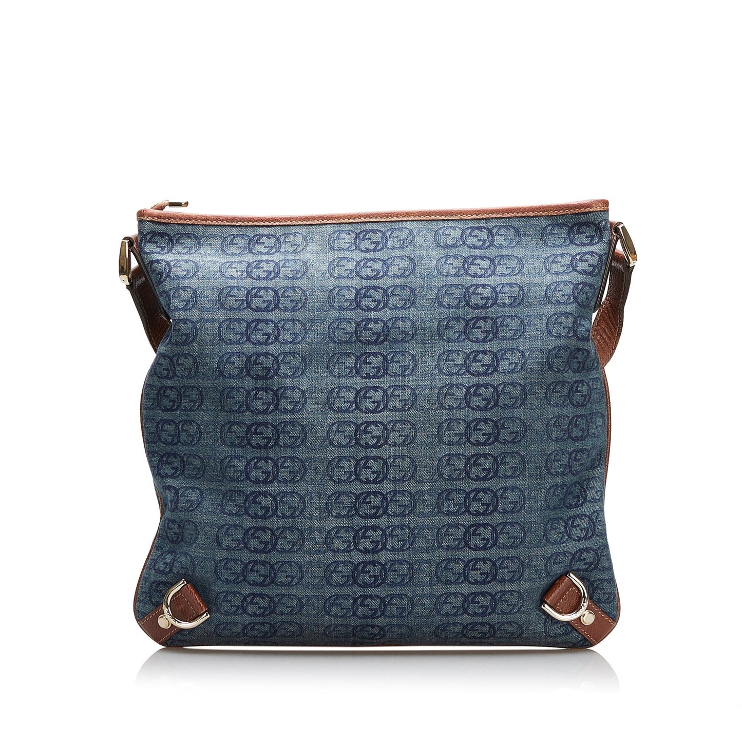 Gucci GG Denim Abbey D-Ring Crossbody Bag
