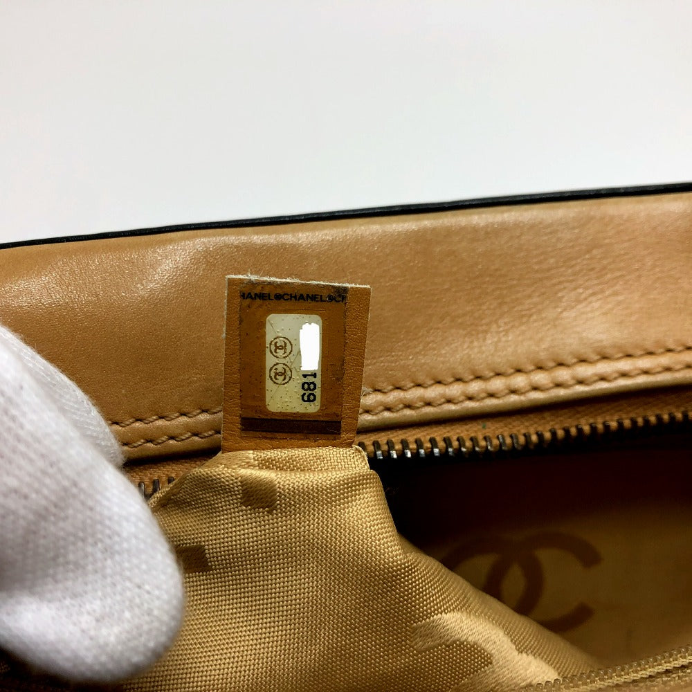CHANEL Shoulder Bag Calf leather Brown COCO Mark Women Used