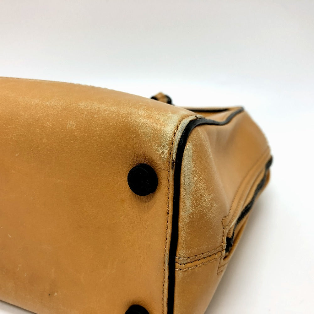 CHANEL Shoulder Bag Calf leather Brown COCO Mark Women Used