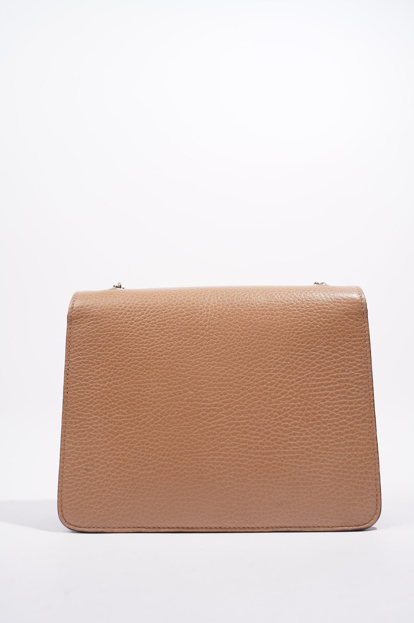 Gucci Interlocking Crossbody Bag Nude Leather Small