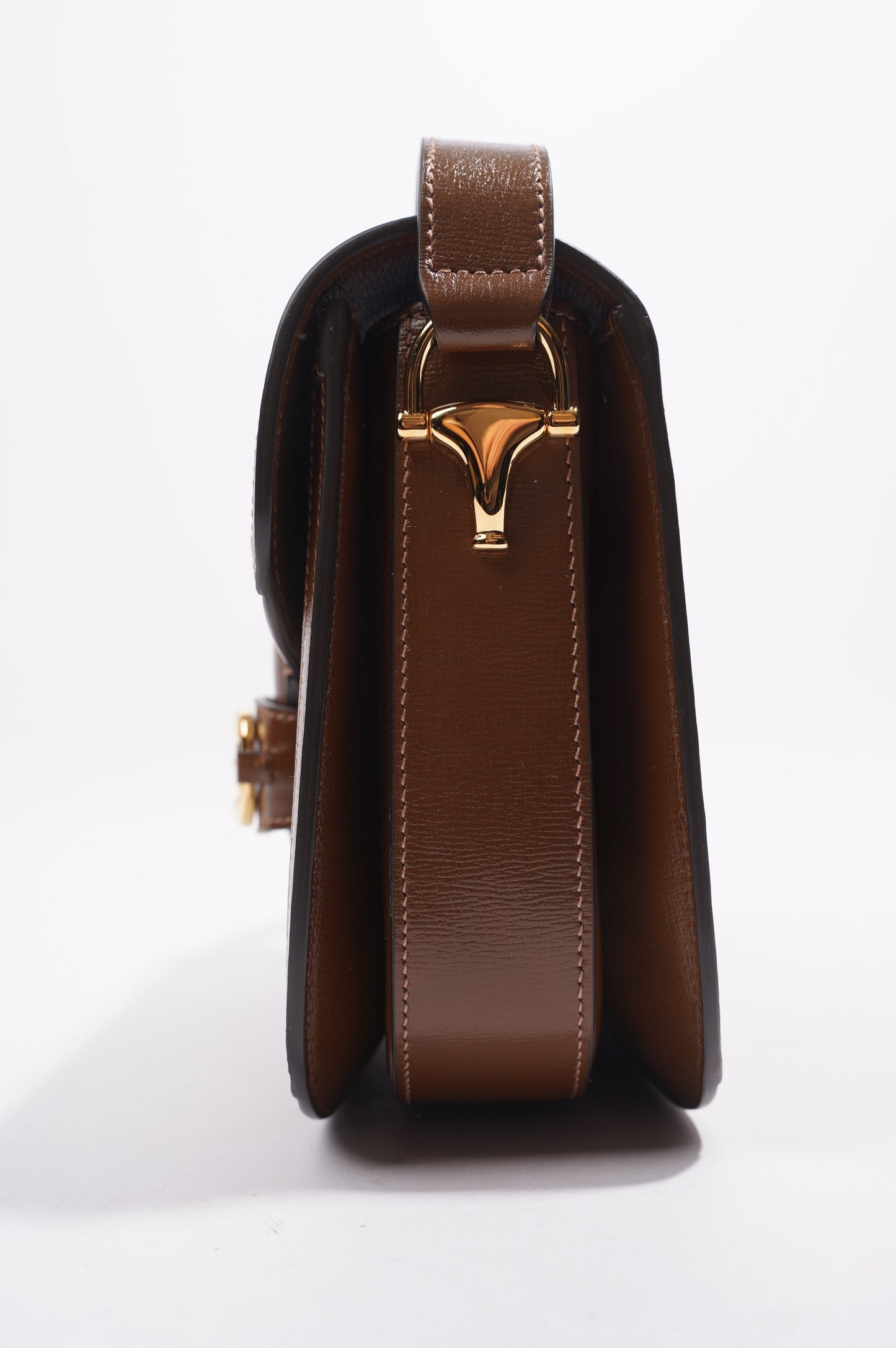Gucci 1955 Horsebit Shoulder Bag Monogram Canvas