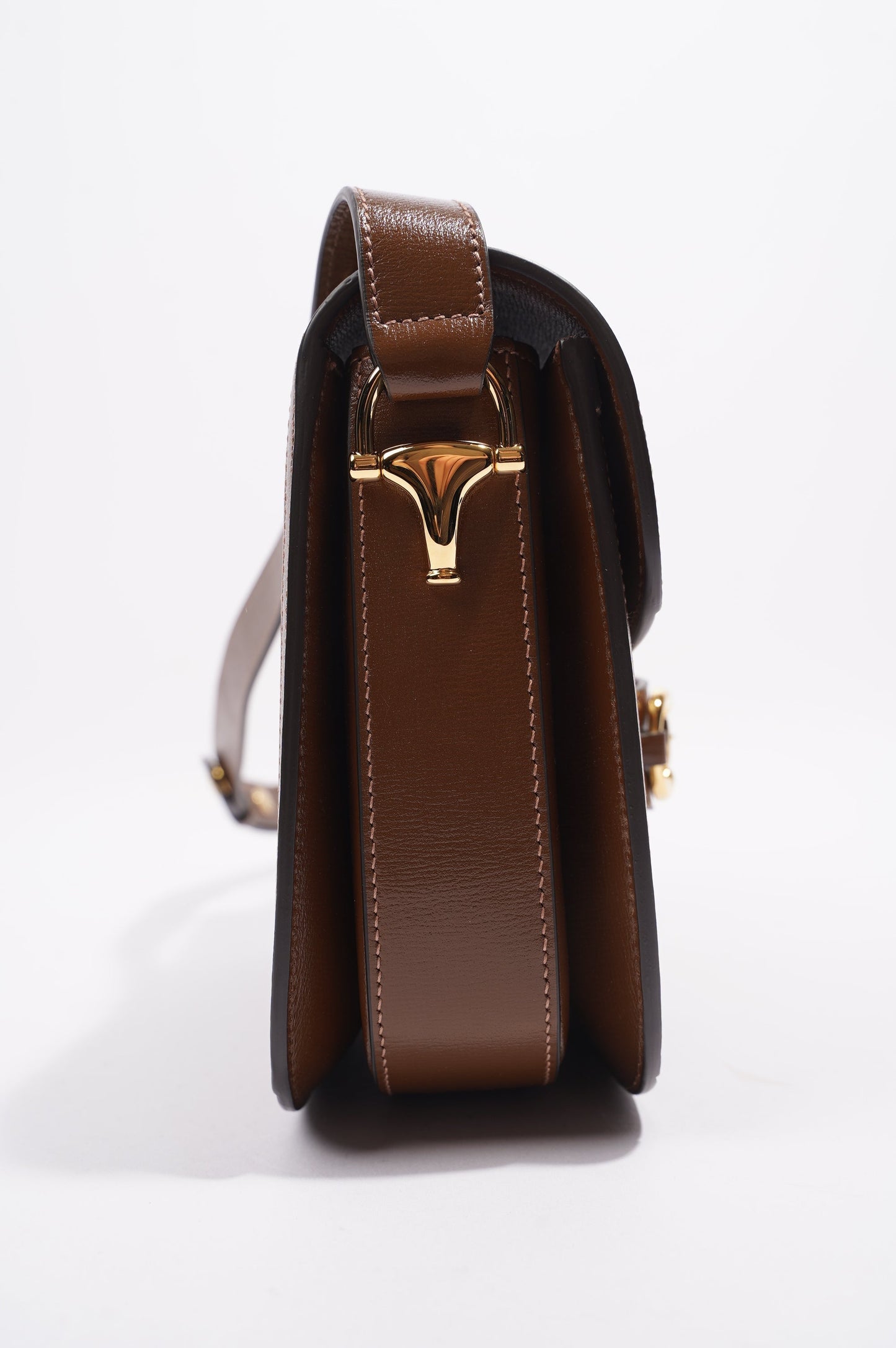 Gucci 1955 Horsebit Shoulder Bag Monogram Canvas