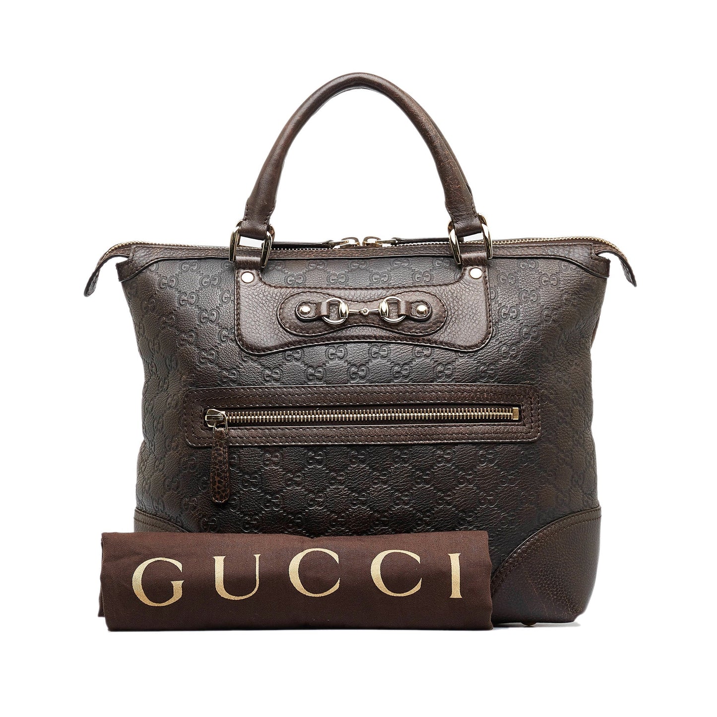 Brown Gucci Guccissima Catherine Tote Bag