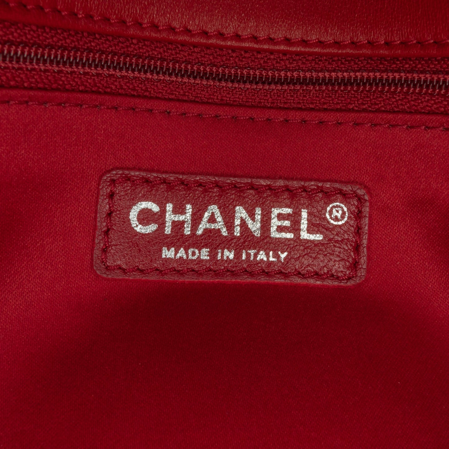 Red Chanel Medium Lambskin CC Crossing Flap Shoulder Bag