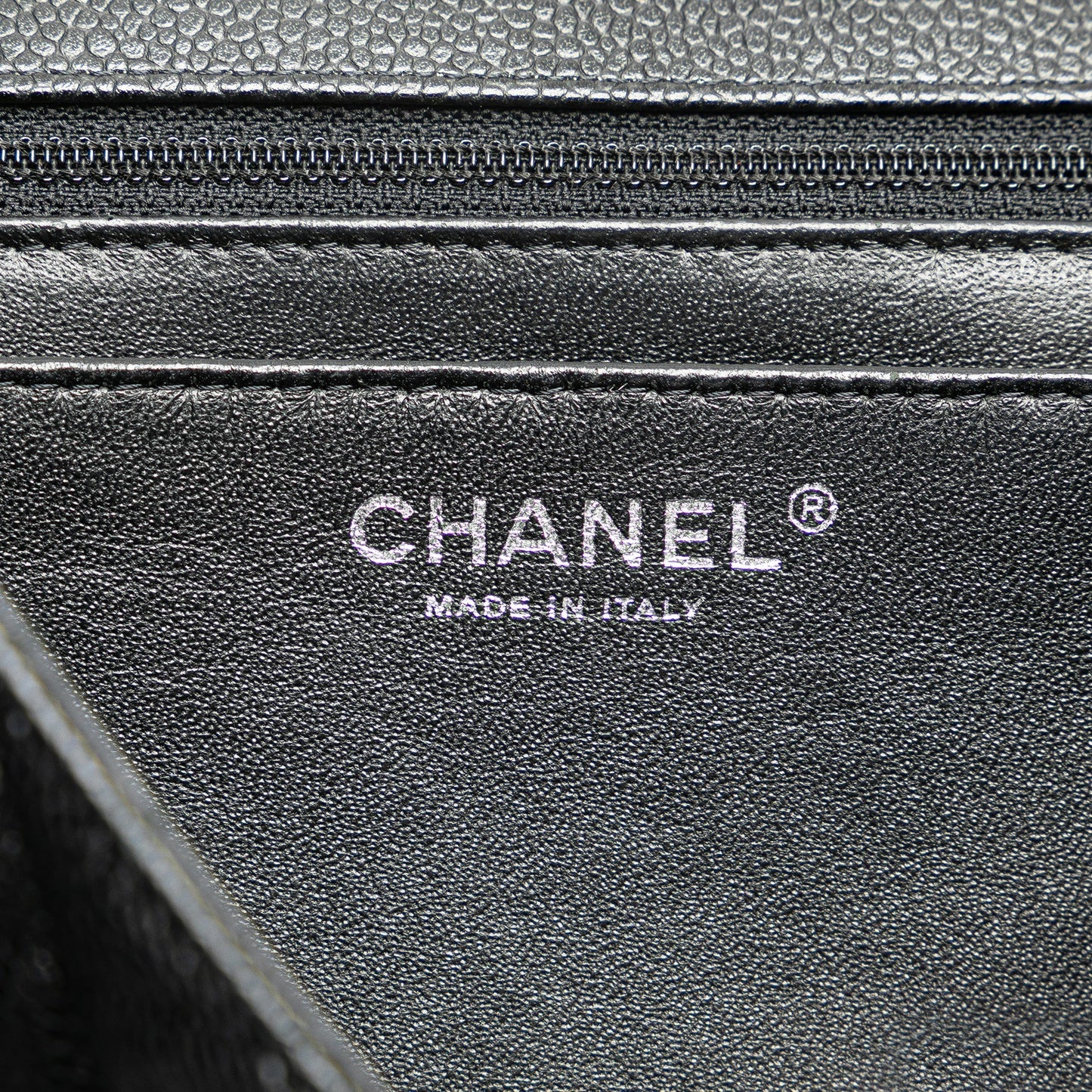 Black Chanel Maxi Classic Caviar Single Flap Shoulder Bag