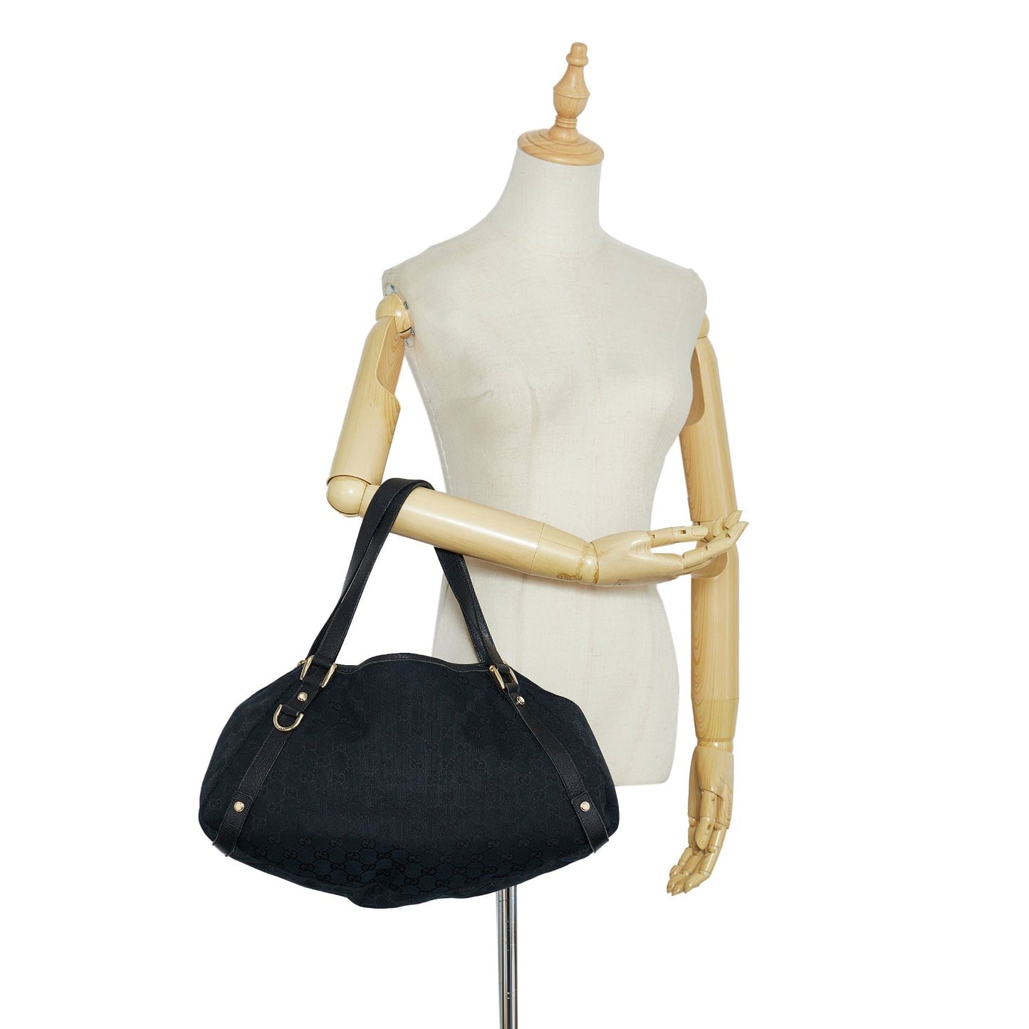 Black Gucci GG Canvas Abbey D-Ring Tote