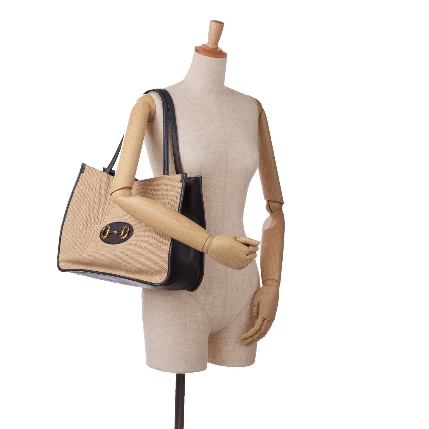 Brown Gucci Horsebit 1955 Tote Bag