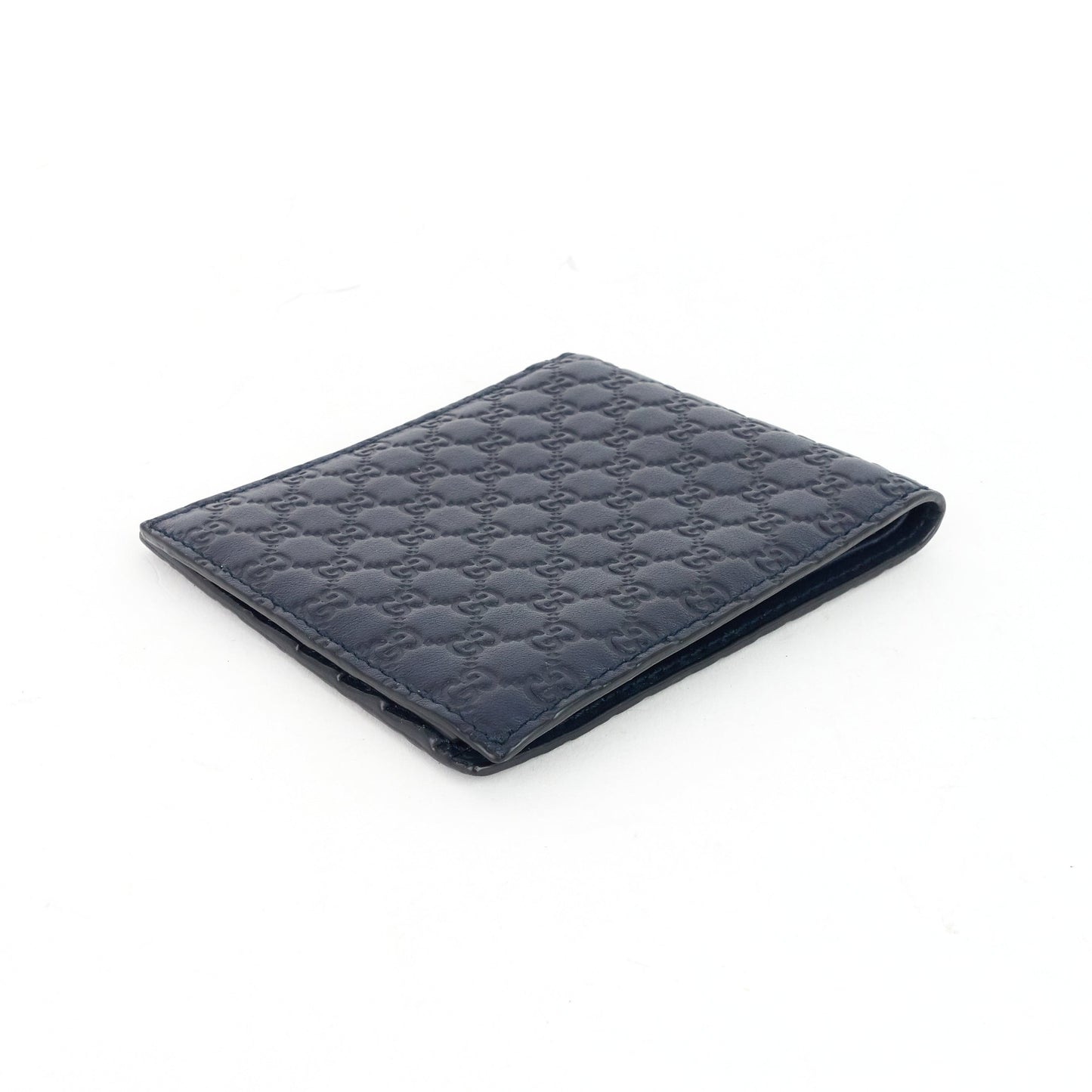 Microguccissima Leather Bifold Wallet