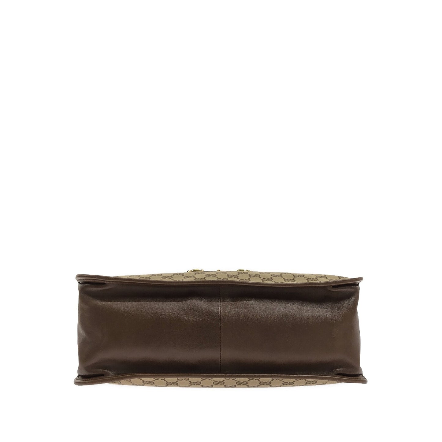 Brown Gucci GG Canvas Horsebit 1955 Tote Bag